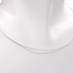 Wit gouden omega spang rond