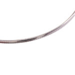 Wit gouden spang omega collier
