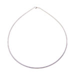 Wit gouden spang rond