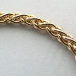 14 karaat gouden vossenstaart armband