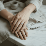 Wit gouden Christian zirkonia ring