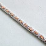 14 karaat gouden armband met zirkonia en citrien