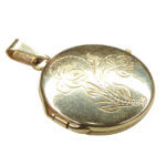 Geel gouden medaillon