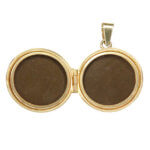 Gouden medaillon met fotolijst