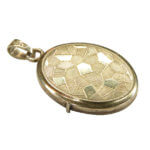Gouden mozaïek medaillon