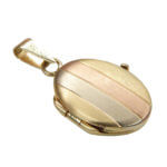 Tricolor gouden medaillon