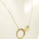 Gouden ketting met hangers