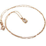 Rose gouden ketting met hanger