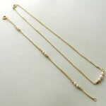 Christian geel gouden collier met parels