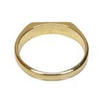 14 karaat geel gouden cachet ring