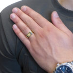 14 karaat gouden cachet ring