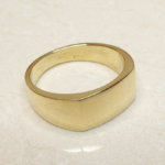 14 karaat gouden cachet ring