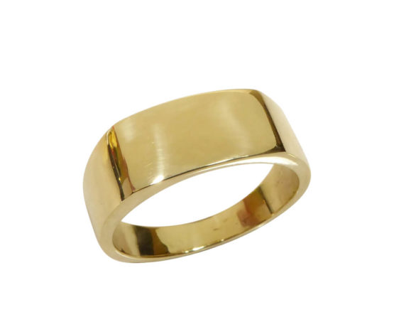 14 karaat gouden cachet ring