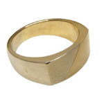 Christian bicolor cachet ring