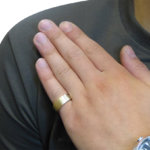 Christian bicolor cachet ring