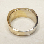 Christian bicolor cachet ring