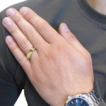 Geel gouden cachet ring