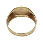Gouden bicolor cachet ring