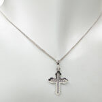 Wit gouden moderne kruis