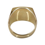 14 karaat Christian geel gouden cachet ring