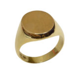 14 karaat Christian gouden cachet ring