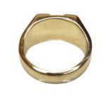 14 karaat gouden cachet ring met diamant