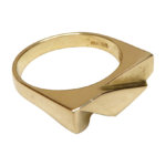 14 karaat heren gouden cachet ring