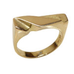 14 karaat heren gouden cachet ring