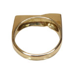 14 karaat heren gouden cachet ring