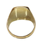 14 karaat massief gouden cachet ring