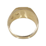 Cachet ring met diamant