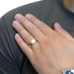 Christian 14 karaat geel gouden cachet ring