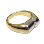 Christian gouden diamanten cachet ring