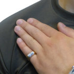 Christian gouden diamanten cachet ring