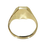 Christian gouden lagensteen cachet ring