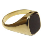 Christian gouden onyx ring