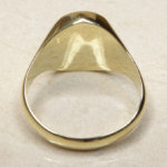 Gouden heliotroop cachet ring