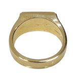 Gouden onyx cachet ring