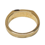Gouden onyx zegelring
