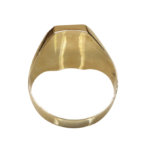 Gouden zegelring met onyx & agaat