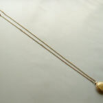 14 karaat gouden collier met medaillon