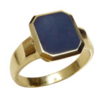 Christian cachet ring met lagensteen