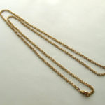 Christian geel gouden jasseron collier