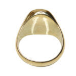 Gouden Christian lagensteen cachet ring
