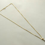 Christian gouden collier en hanger met diamanten
