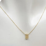 Gouden ketting met B hanger