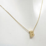 Gouden ketting met B hanger