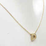 Gouden ketting met D hanger