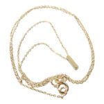 Gouden ketting met I hanger