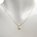 Gouden ketting met L hanger